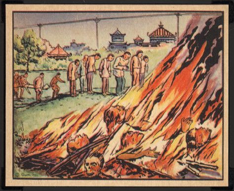 57 Japanese Soldiers Burn Their Dead